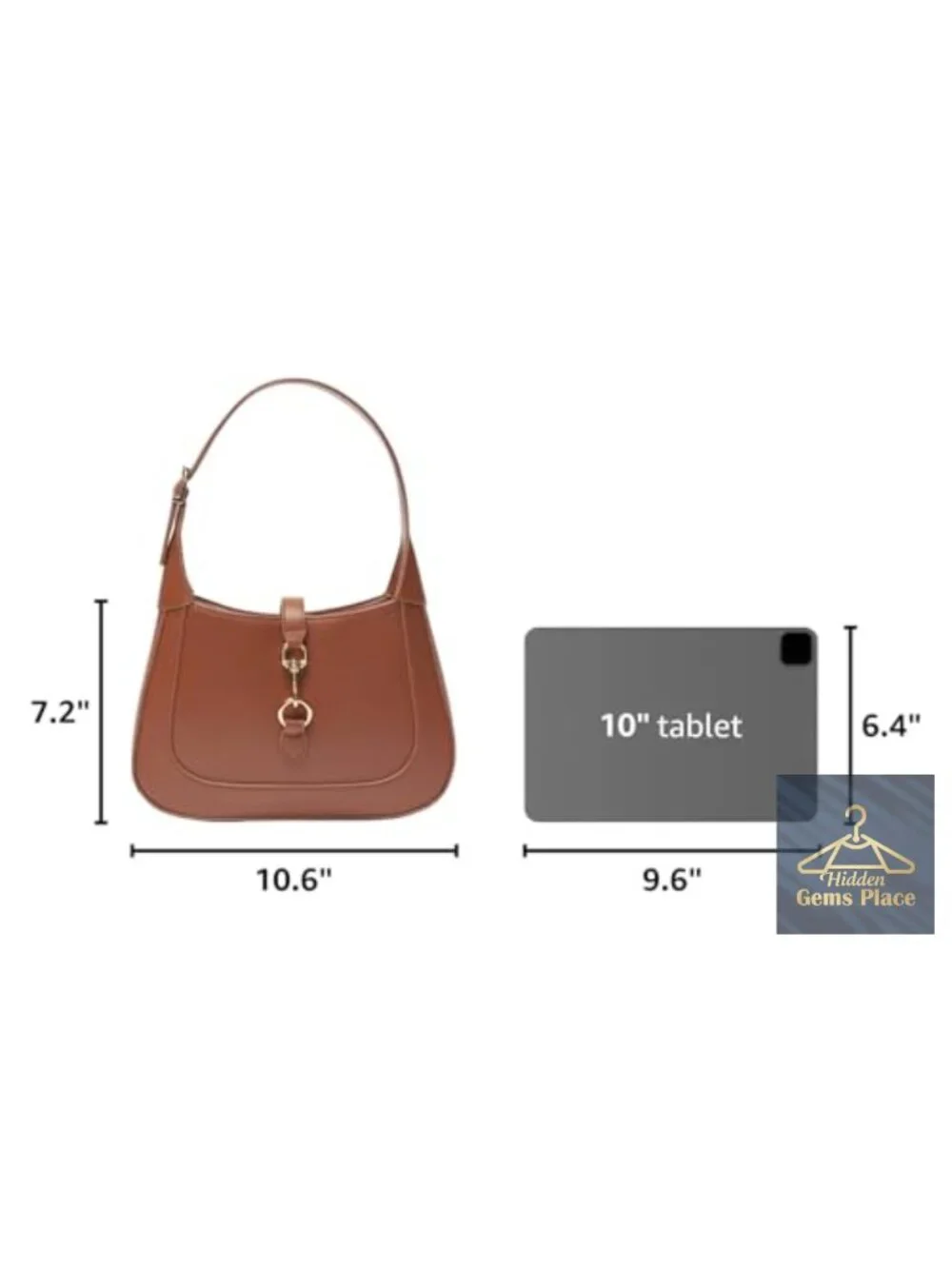 Small Trendy Hobo Handbag Vegan Leather Adjustable Strap Crossbody Purse